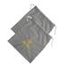 MUSISALY 2pcs Hair Dryer Carrying Bags Hair Dryer Drawstring Bags Fabric Drawstring Storage Bag 35.00X30.00X0.50CM Grey