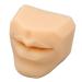 Jauarta Human Mouth Model Soft Silicone High Simulation Lifelike Lips Model for Jewelry Display