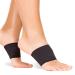 BraceAbility Copper Arch Support Bands - Flat Feet Compression Brace Sleeves for Fallen Arches Treatment  Heel Spur Pain Relief  Achilles Tendonitis Foot Care  Plantar Fasciitis Correction  L/XL Pair