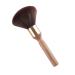 1stk cleaning brush Dachsbrush Bart Glading Brush men's shaving brush Short beard brush Powder brushes for the face dust frond Men suit blushing brush nylon wool man powdery 24x5cm coffee