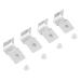 TOPINCN 4Pcs Aquarium Cover Bracket Stainless Steel Fish Tank Glass Cover Clips Fish Tank Lid Holder Support 5mm