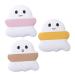 Beatifufu 3pcs Makeup Foam Corner Puff Foundation Sponge Ghost Pretty Puff Cosmic Puff Face Puff Hydrophilic Polyurethane Powder Miss Wet And Dry