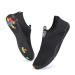 Vsufim Quick-Dry Water Sports Barefoot Shoes Aqua Socks for Swim Beach Pool Surf Yoga for Women Men 11 Women/10 Men Black/Black