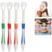 4-Pack Travel Toothbrush for Adults | Sensory Toothbrush with 3 Bristles | Deep Cleaning & Gum Care | Ideal for Autism - Green - Buy Online on GoSupps.com