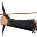 longbowmaker 12.2 inch black archery arm guard made of leather archery accessories for left hand