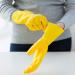 Extra Large Yellow Industrial Cleaning Rubber Gloves - 1 Pair - Buy Online on GoSupps.com