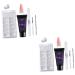 POPETPOP 2 Sets nail extension glue set manicure nail art lamp nail art brush nail enhancement trial kit poly nail gel slip solution gel manicure nail tools lengthen nail polish plastic