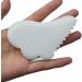 Butterfly Shape White Jade Facial Massage Tool | Ivory Face Massager for Glowing Skin - Shop Internationally - Buy Online on GoSupps.com