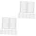 NOLITOY 60 Sheets Sides Stickers Invisible Double-Side Practical Double Eyelid Patches Transparent White