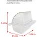 Pack of 4 Bird Feeders: Cage & Food Holder, No Mess Parakeet Food Bowl, Hanging Parrot Water Dispenser, Seed Cage Cups - Replacement Feeder Bowls - Buy Online on GoSupps.com