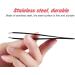 4pcs Stainless Steel Eyebrow Tweezers Set - Hair Removal Tools with Travel Case (Black) | International Shipping - Buy Online on GoSupps.com