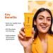 Fox.. ..tale Golden Hour Glow Sunscreen SPF 50 PA++++ Vitamin C + Niacinamide 80ml Lightweight Non-Sticky All Skin Types - Buy Online on GoSupps.com