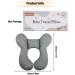 KAKIBLIN Baby Travel Pillow - Infant Head & Neck Support for Car Seat/Pushchair - Grey (0-1 Years) - Buy Online on GoSupps.com