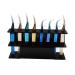 Durable Acrylic Eyelash Extension Tweezer Stand | Tweezers & Tools Organizer Rack - 8 Holes (Black) - Buy Online on GoSupps.com