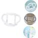 Toyvian 2pcs Bottle Handle Toys for Hands Free Bottle Drink Bottle with Handle Bottle Holder Grip Bottles Catcher Feeding Bottle Travel Cup White - Buy Online on GoSupps.com