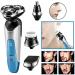 GeRRiT Electric Razor for Men - Waterproof Cordless Rotary Shaver with Beard Trimmer & LED Display - Perfect for Travel | USB Rechargeable - Buy Online on GoSupps.com
