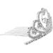 FRCOLOR Girl Combs for Prom Mini Rhinestone Hair Comb Headpiece Kids Comb Girl with Combs Kids Tiara Comb for Girls Headdress Child Crown - Buy Online on GoSupps.com