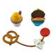 Spare parts for Fisher-Price 2-in-1 Servin 'Up Fun Jumperoo-HBX70 Substitute toy bag Including Tacac toys smoothie cups and pretzel biting ring