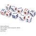 Jumbo Inflatable Dice 2-Pack - Outdoor and Indoor Fun with Giant Inflatable Dice Set and 10 Pc Dice - Ideal for Ludo, Pool Parties, and Broad Games - Buy Online on GoSupps.com
