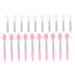 FOMIYES 40 Pcs Silicone Lip Brush Face Tools Lipstick Wands Makeup Applicator Lip Balm Applicator Lipstick Brush Applicator Make up Kit Mini Tools Makeup Brush Plastic Cosmetic