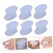 8pcs Hallux Valgus Separator Thumb Splint Nail Protector Set - Silicone Cushion for Big Toe, Hammer Toe, Bunion Relief - Foot Yoga Brace for Night Support - Buy Online on GoSupps.com