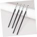 Outanaya 4pcs Eyeliner Brush Horse Hair Wooden Handle Black Eye Precision Brush - Buy Online on GoSupps.com