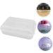 Mikikit Serving Tray Box Pressure-proof Egg Carton Desk Dispenser Egg Storage Case Fridge Egg Tray Household Travel Rack White 24X14CM - Buy Online on GoSupps.com