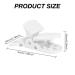 SWYSGS 8 Piece Pacifier Clips Set | White Baby Dummy Clip Chains & Bib Clips for International Shipping - Buy Online on GoSupps.com