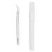 Precision Tweezers Stainless Steel Tweezers Eyelash Plant Grafting Hair Remover Tool Stainless Steel Slant Tip Tweezers