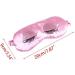 Premium Satin Eye Mask for Sleeping | Soft Silk Sleep Mask for Women & Girls | Breathable Travel Eyeshade with Elastic Strap - Buy Online on GoSupps.com