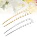Buy 2-Piece Alloy Geometric Hair Clips Elegant Gold & Silver Hairpins for Women | Stylish Hair Accessories - Buy Online on GoSupps.com