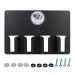 Laven Hair Clipper Holder Wall-Mounted Hair Cutter Brush Holder Stand Clipper Rack Salon Accessories for Barber