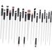 Baluue 40 Pcs Eye Makeup Eye Liner Brush Spoolie Brush for Eyelashes Makeup Brush Eye Shadow Brush - Buy Online on GoSupps.com