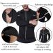 NINGMI Men's Sauna Suit - Long Sleeve Sweat Shirt Jacket for Weight Loss and Fitness - Black, Large - Buy Online on GoSupps.com