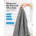 SUTERA Silverthread Waffle Towel - California Grown Pima Cotton - Quick Drying, Ultra Soft & Absorbent - Luxury Bath Towel 31x57 (Grey) - Buy Online on GoSupps.com