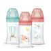 Pack of 3 Sensation+ Anti-Colic Baby Bottles Girl 270ml 0-6 Months Flat Teat Flow 2