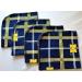 Set of 5 Wolverines Fan Printed Flannel Paperless Towels - 12x12 Inches, 1 Ply - Buy Online on GoSupps.com