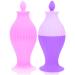 minkissy 2pcs Roller Facial Popsicles tools popsicle molds silicone molds girl face ice mold Silicone Ice Roller Skin Ice Roller Silicone Face Ice Mold cosmetic cooling ice Miss 15X12cm Violet