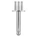 Magnetic Massage Pen 3 Forks Magnetotherapy Acid Discharge Pen Magnetic Stick Meridian Point Magnetic Massage Professional Salon Home Use (Round Head)