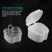 Minidahl 2x White Prostheses Case Travel Bath Box for False Teeth with Sieve & Storage Basket - Buy Online on GoSupps.com