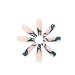 Shop Vatocu Long French Artificial Nails - Shiny Full Cover Ballerina Acrylics (24pcs) for Women & Girls - Easy Press-On & Stylish Design - Buy Online on GoSupps.com