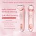 Skineo Shaver Pro Beauty Bloom Skineo Shaver Pro Dusk Razor For Women Bikini Legs Underarm Public Hairs Rechargeable Trimmer With Detachable Head Cordless Wet Dry Use (2pcs) - Buy Online on GoSupps.com