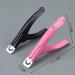 MARLAS Professional-Grade Acrylic False Nail Trimmer - Precision Stainless Steel Cutter (Pink) - Buy Online on GoSupps.com