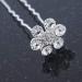 Bridal/Wedding/Prom/Party Set Of 6 Clear Austrian Crystal Daisy Flower Hair Pins In Silver Tone - Buy Online on GoSupps.com