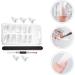 POPETPOP 1 Set nail extension set clear fake nail tips clear acrylic nail tips nail extension forms extension nail gel Manicure Extension False Nail pedicure brush plastic artificial 17.8x1.2cm As Shown - Buy Online on GoSupps.com