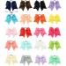eexuujkl 10 Set of Large Hair Band Bow Knot Thick Stretchy Ornaments Decorative Ponytail Holder Bobbles Scrunchies for Women Accessories Brown Brown 10Set - Buy Online on GoSupps.com