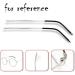 WEKIVA Silver Eyeglass Replacement Temples - 1 Pair Thin Metal Arms for Reading Glasses - Buy Online on GoSupps.com