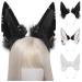 amangul Women Animal Wolf Ears Headdress Plush Hairband ry Headband Anime for Halloween Christmas Cosplay Accessories(Golden Earrings) - Buy Online on GoSupps.com