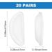 Buy YuxianLB Silicone Nose Pads for Glasses - 20 Pairs Slide-Resistant Self-Adhesive & Soft Ideal for Eyeglasses & Sunglasses - Increased Comfort & Grip (White) - Buy Online on GoSupps.com