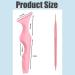 SILICONE EYELINER STENCILS 2PCS | Winged Tip Eyeliner Aid & Eyebrow Pencil Stencil | Multi-Purpose Makeup Tool for Perfect Eyeliner & Defined Eyebrows | Face Contour & Lip Line | Pink & Purple - Buy Online on GoSupps.com